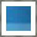 Blue Angular Framed Print