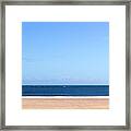 Blue Horizon Framed Print