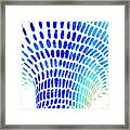 Blue Shades Echo Gold Framed Print