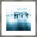 Blue Traveler Framed Print