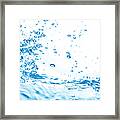 Blue Water Framed Print