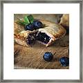 Blueberry Pie Framed Print