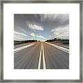 Blurry Time In New Mexico Framed Print