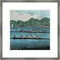 Boat Race Framed Print