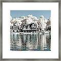 Boathouse Row Infrared Framed Print