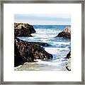 Bodega Bay Beach Framed Print