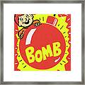 Bomb Boy Framed Print