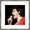 Boomtown Rats On Stage Framed Print