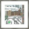 Boston After The Blizzard Framed Print
