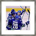 Boston Bruins V Vancouver Canucks - Framed Print