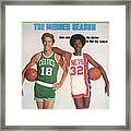 Boston Celtics Dave Cowen And New York Nets Julius Erving Sports Illustrated Cover Framed Print