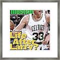 Boston Celtics Larry Bird... Sports Illustrated Cover Framed Print