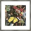 Boston College Qb Doug Flutie... Sports Illustrated Cover Framed Print