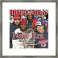 Boston Red Sox Johnny Damon, David Ortiz, Pedro Martinez Sports Illustrated Cover Framed Print