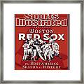 Boston Red Sox Vs St. Louis Cardinals, 2004 World Series Sports Illustrated Cover Framed Print