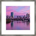 Boston Sunset Framed Print
