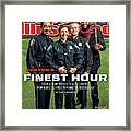 Bostons Finest Hour From A Team Divided To A City United Sports Illustrated Cover Framed Print