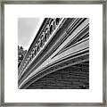 Bow Bridge Side B W Framed Print