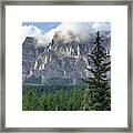 Bow Valley Misty Mountain Framed Print