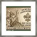 Boy Scouts 1950 Framed Print