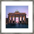 Brandenburg Gate - Berlin, Germany - Travel Photography Framed Print