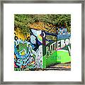 Brattleboro Mural Framed Print