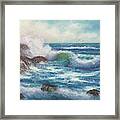 Breaking Waves Framed Print