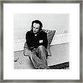 Brian Eno At Home Framed Print