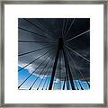 Bridge Under Troubled Skies Framed Print