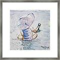 Brielle In The Water Framed Print