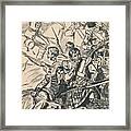 British Soldiers At The Battle Framed Print