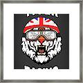 British Tiger Racing Framed Print