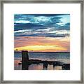 Broken Sunset Framed Print