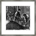 Bulking Tea At A Tea Warehouse, 1874 Framed Print