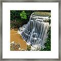 Burgess Falls State Park In Sparta Tennessee Framed Print
