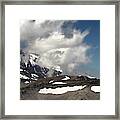 Burroughs Mountain And Clouds Framed Print