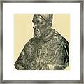 Bust Of Pope Innocent X Framed Print