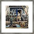 Buying Lobsters Framed Print