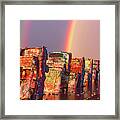 Cadillac Ranch Rainbow 6-15 8236 Framed Print