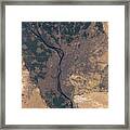 Cairo From Space Framed Print