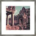 Cambodian Blue Framed Print