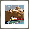 Canadian Pacific Rail Vintage Travel Poster Framed Print