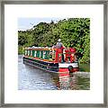 Canal Boat Framed Print