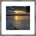 Canaveral Park Sunset Framed Print