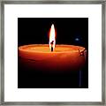 Candle Monk Framed Print
