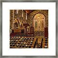 Candles And Prayers, Galway Cathedral Framed Print