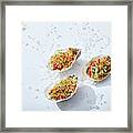 Canjun Oysters On The Half Shell Framed Print