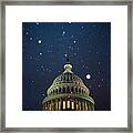 Capitol Hill Impeachment Framed Print