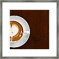 Cappuccino With Love Framed Print