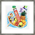 Cargo Of Fruity Flavours Framed Print
